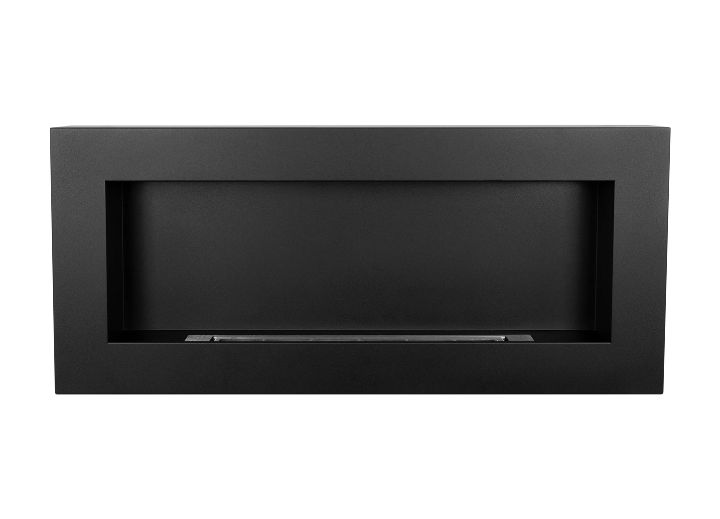 De Bio haard Zwart mat 900x400 structuur