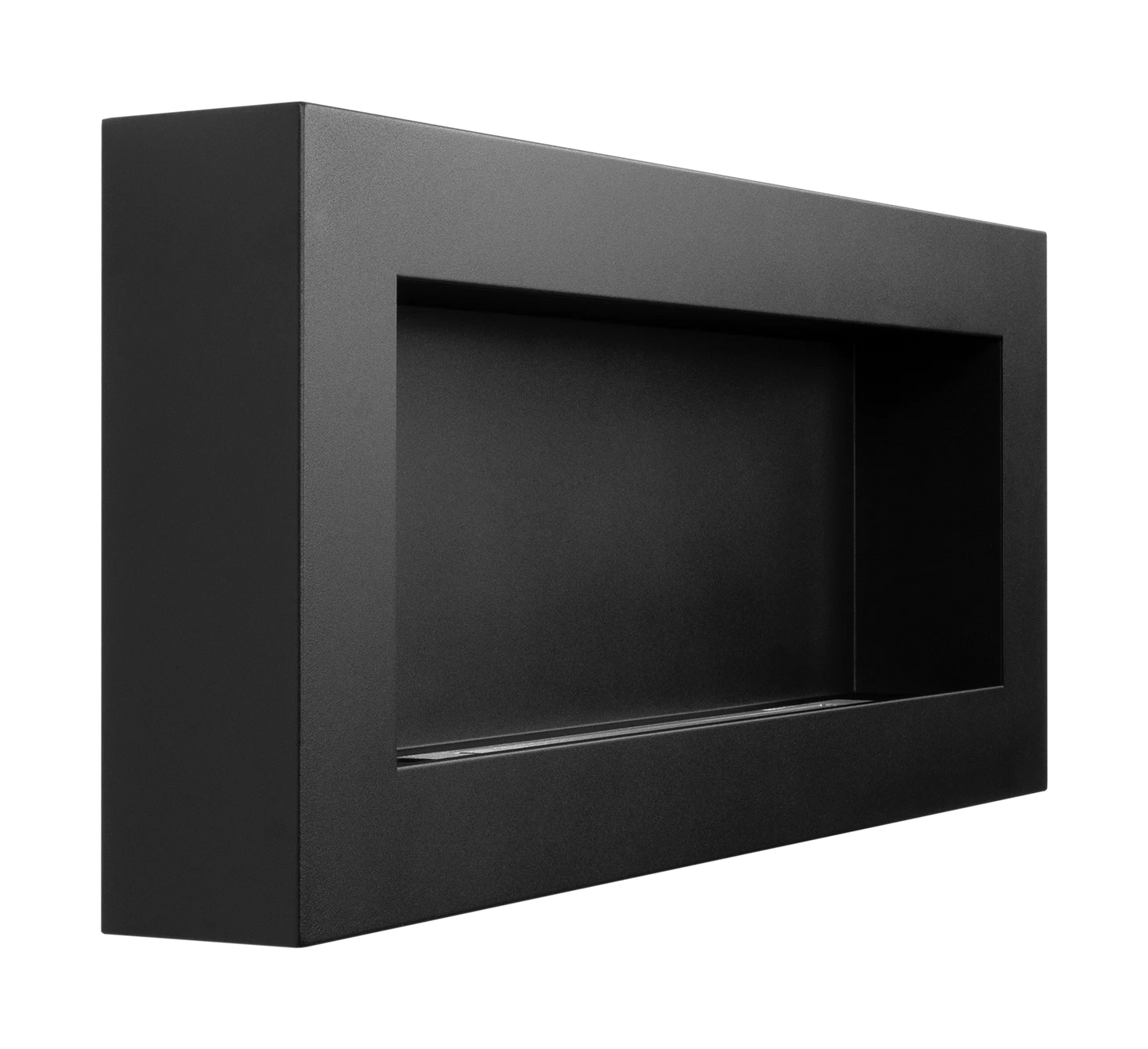 De Bio haard Zwart mat 900x400 structuur