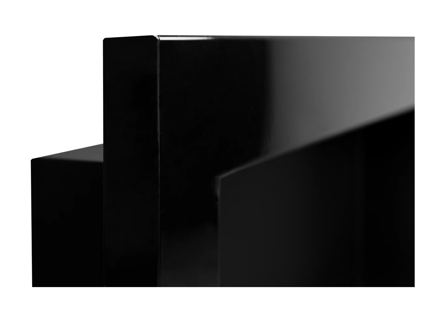 De Bio haard zwart  900x400 glans