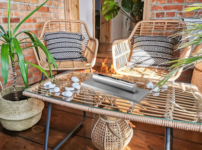 Stainless – Vrijstaande Bio-Haard