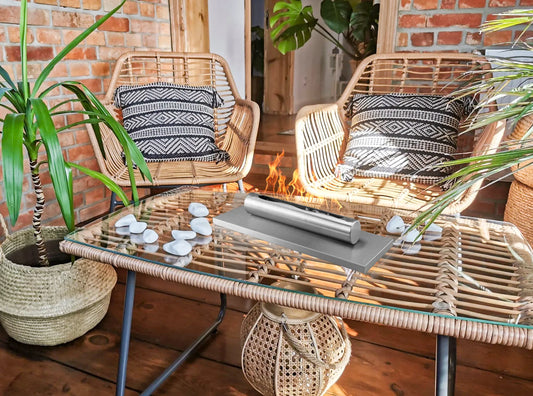 Stainless – Vrijstaande Bio-Haard