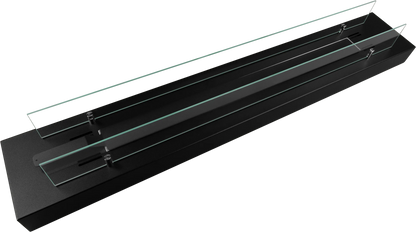 De Bio haard VRIJ  120 cm met glas
