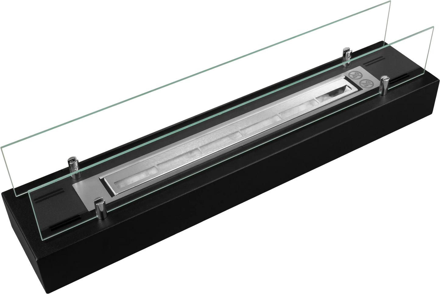 De Bio haard VRIJ  70 cm met glas
