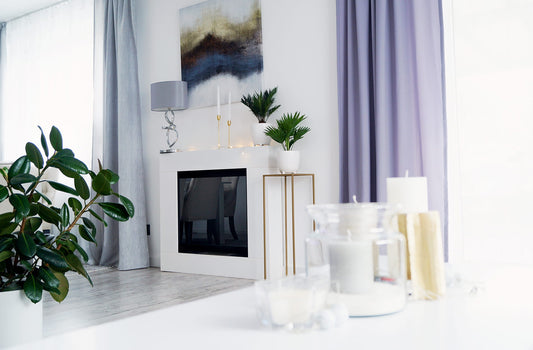 ASNE WHITE MAT Vrijstaande Bio-Haard