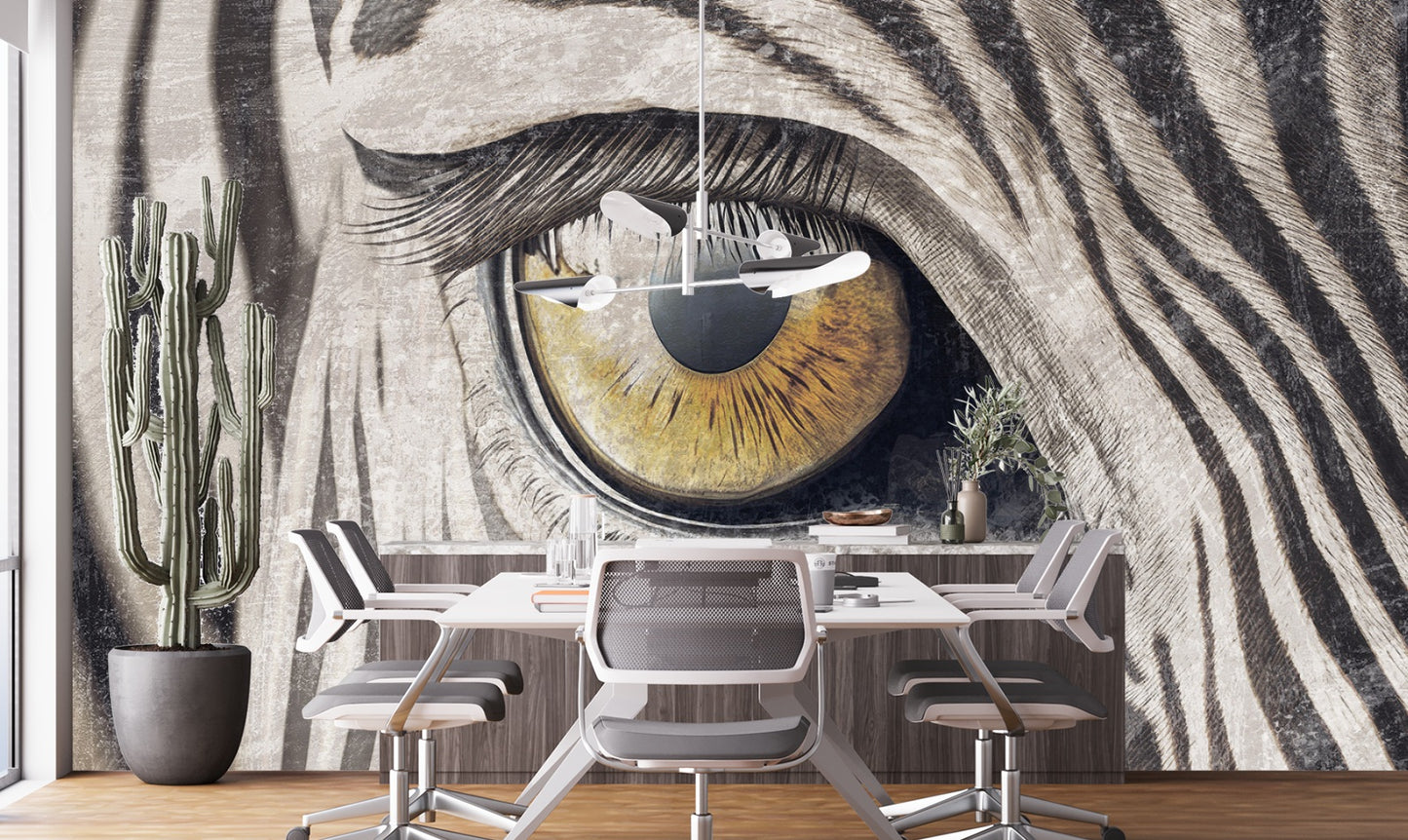 Zebra gaze