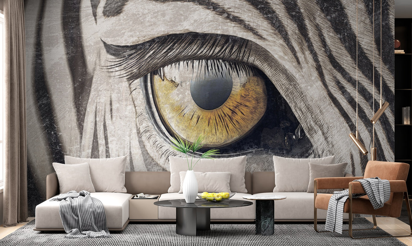 Zebra gaze