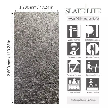 Natuursteen Slate-Lite Galaxy Black Pure