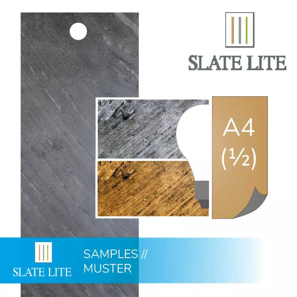 Natuursteen Translucent SLATE LITE D. Black