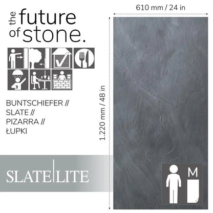 Natuursteen Nero Slate-Lite