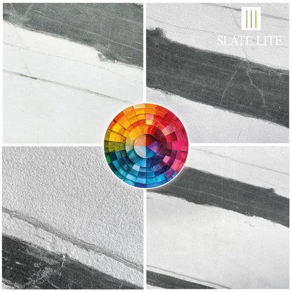 Natuursteen Slate-Lite Panda White 315°