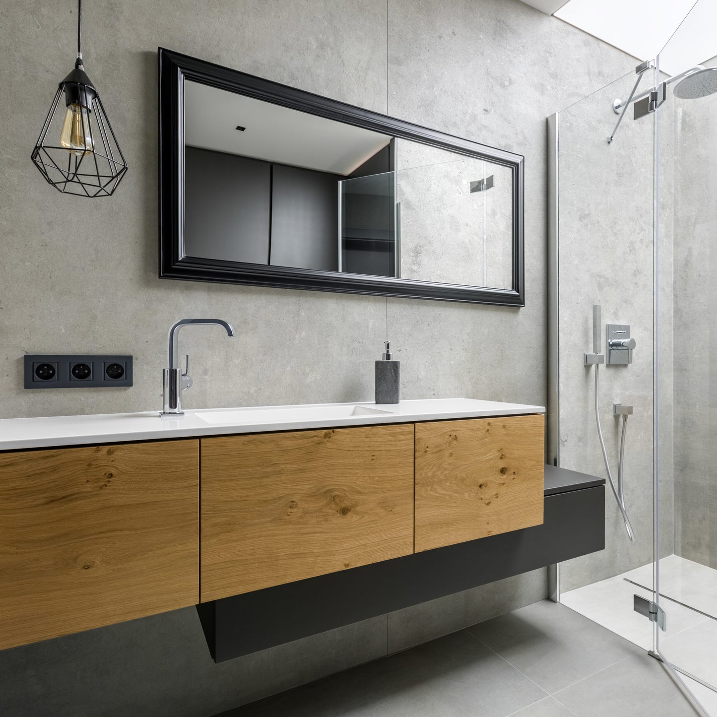 LUXE Koolstofpaneel BETON GREY