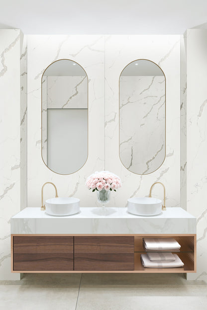 LUXE Koolstofpaneel CARRARA