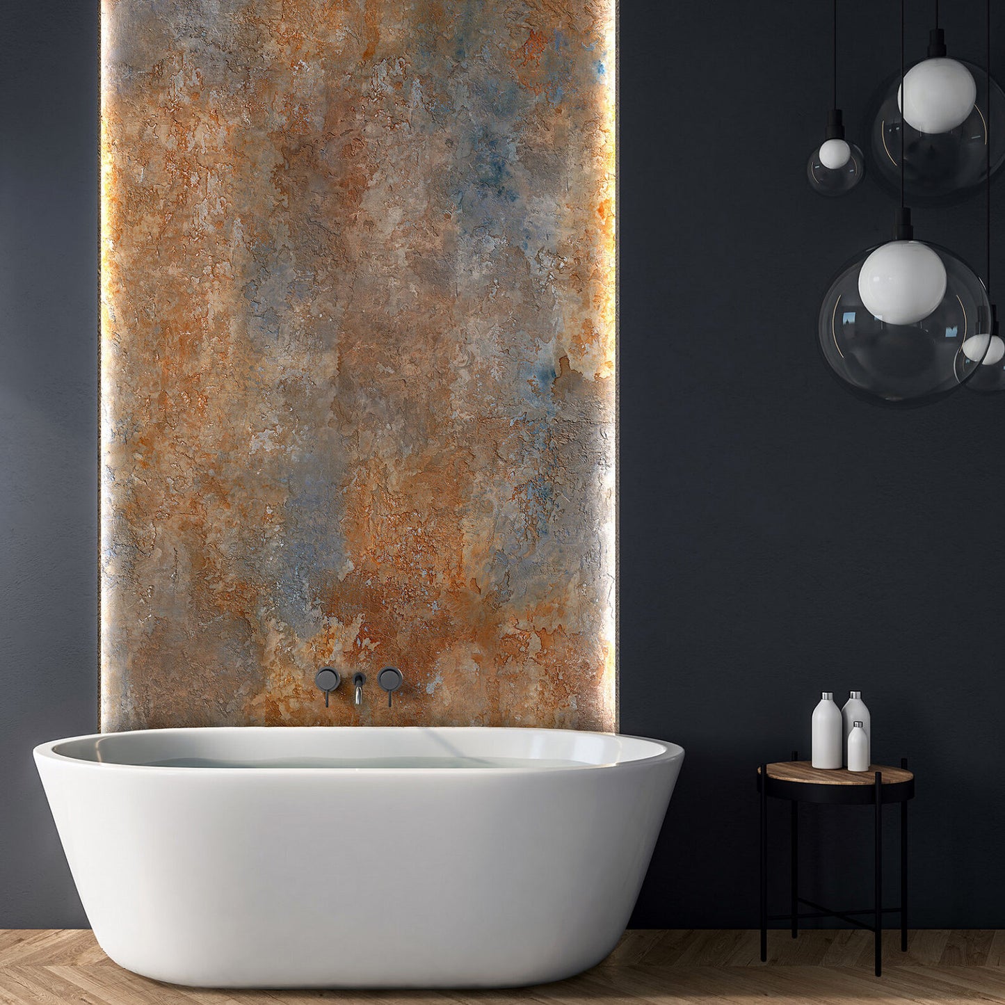 LUXE Koolstofpaneel RUSTIC COPPER