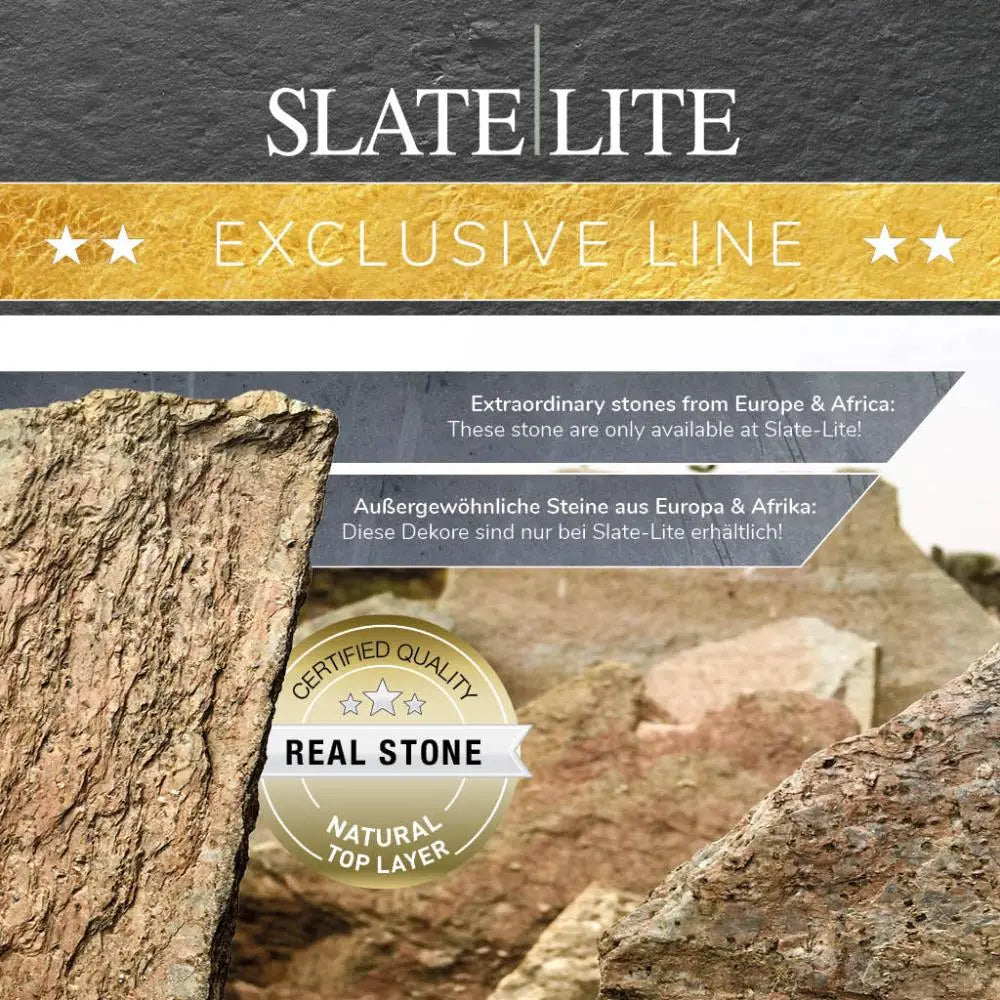 Natuursteen Slate-Lite Terra Noir Vertical