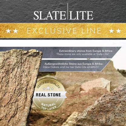 Natuursteen Slate-Lite Terra Noir Vertical