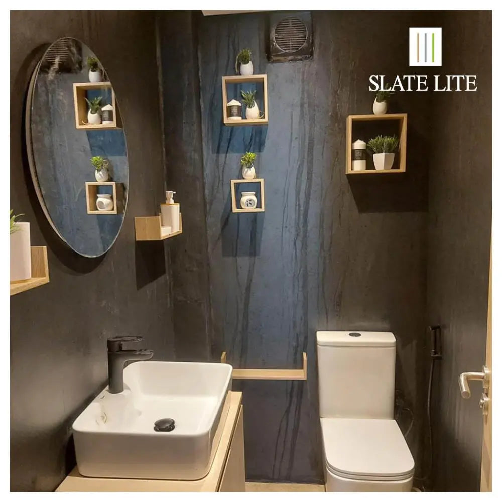 Natuursteen Slate-Lite Terra Noir Vertical