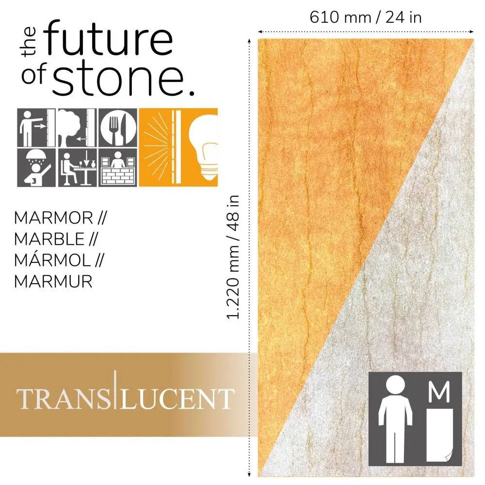 Natuursteen Translucent SLATE LITE Silvia
