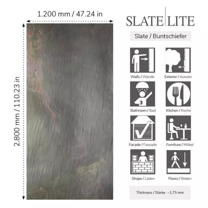 Natuursteen Slate-Lite Arcobaleno NEW